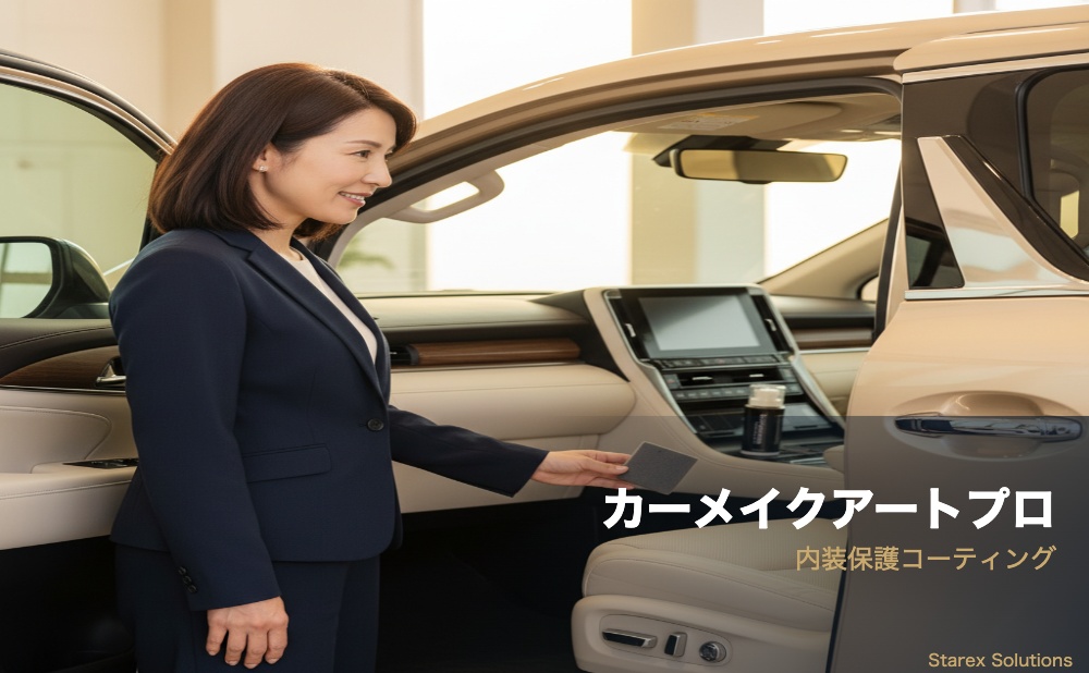 高級車レザーシート保護施工
